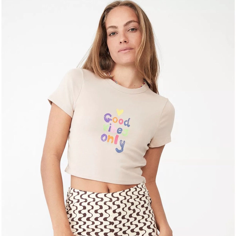 Cotton On Graphic Rib Short Sleeve